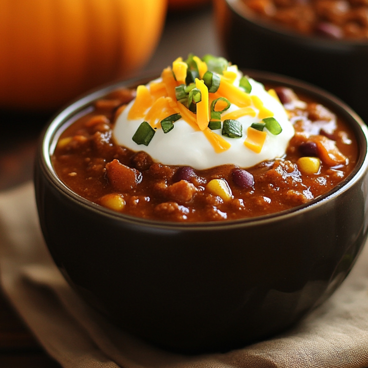 Crock Pot Pumpkin Spice Chili