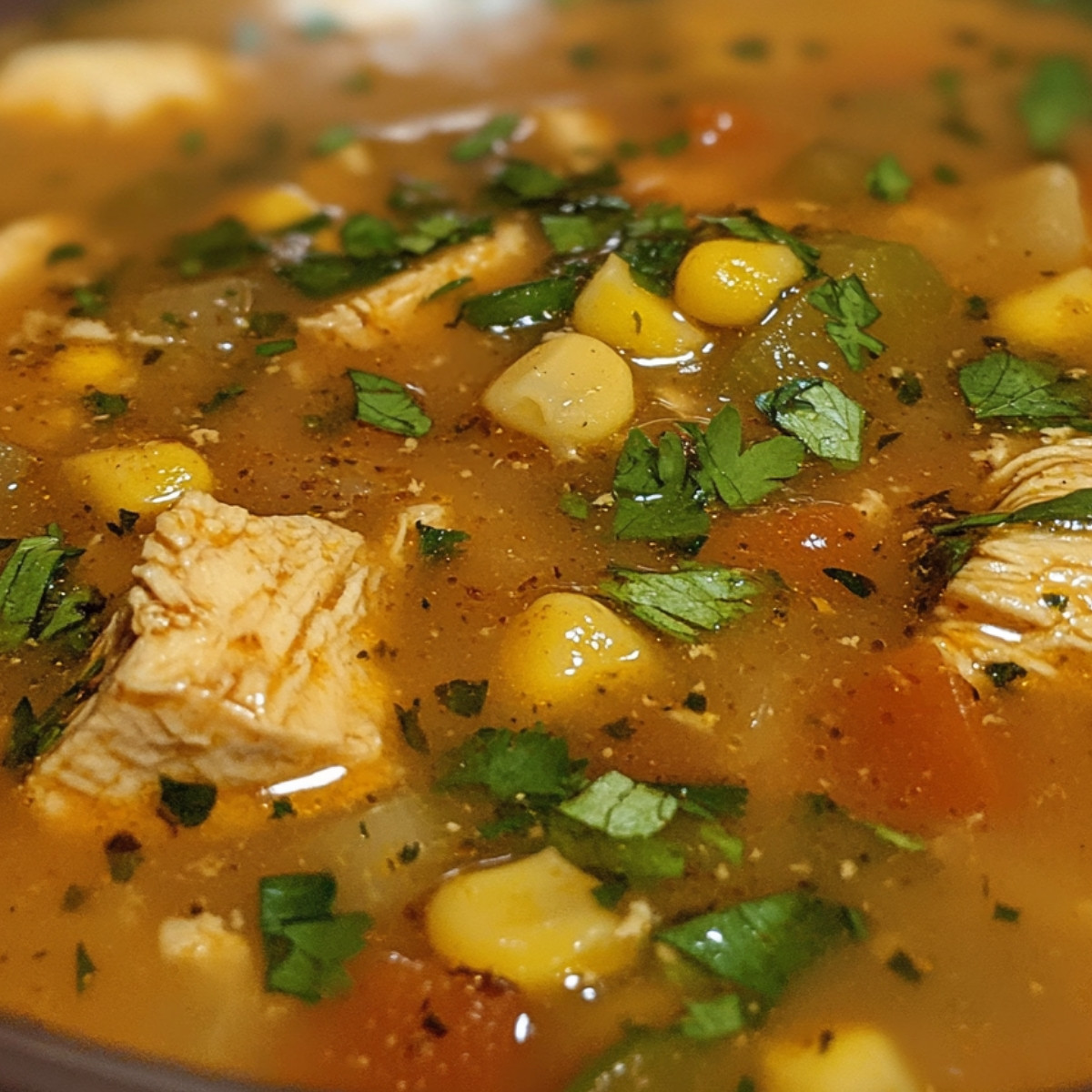 Easy Chicken Taco Soup