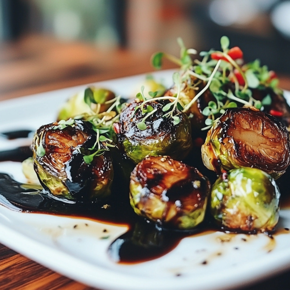 Honey Balsamic Brussels Sprouts