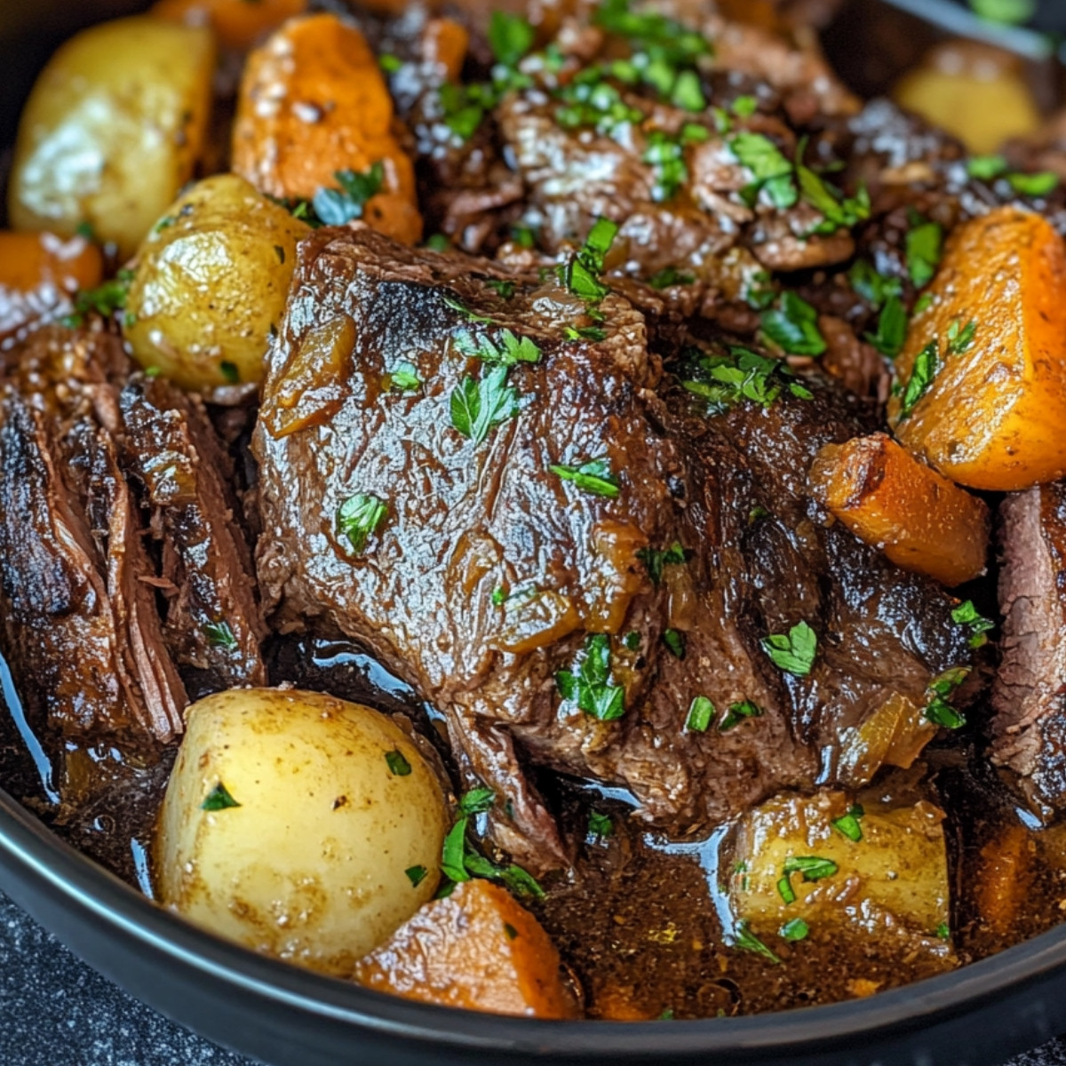 Italian Pot Roast Straccato