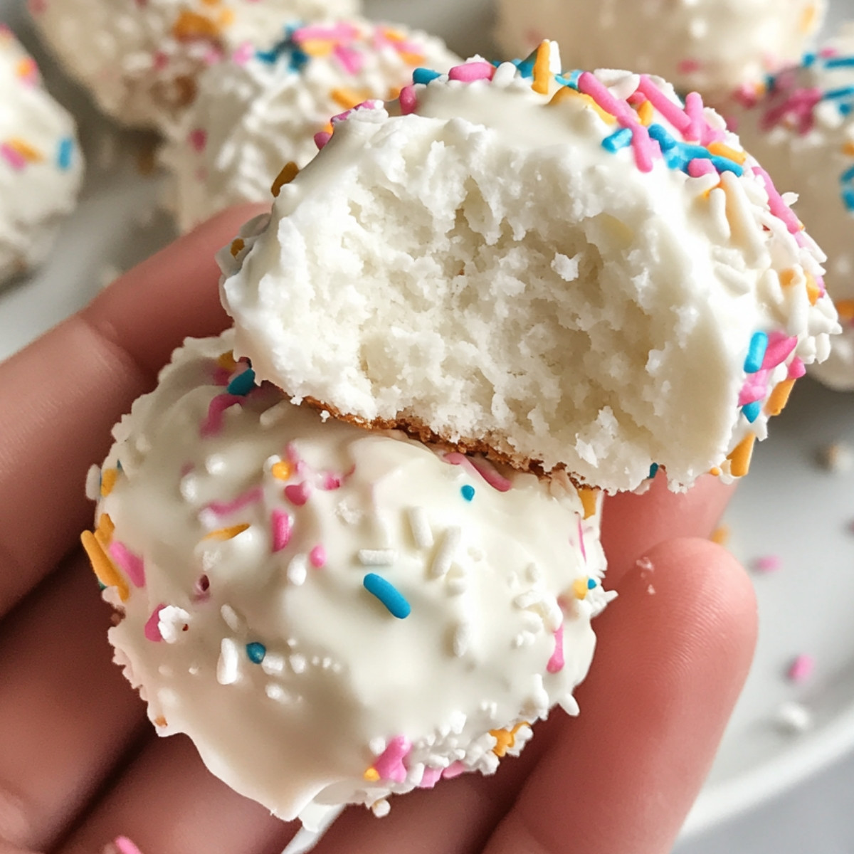 No-Bake Coconut Cream Balls