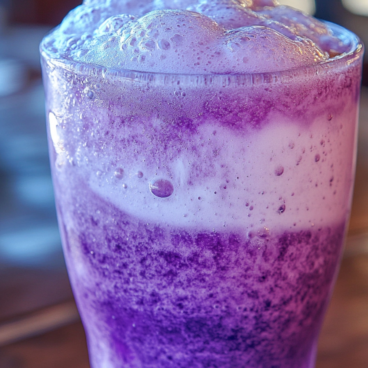 Sugar-Free Blueberry Italian Cream Soda