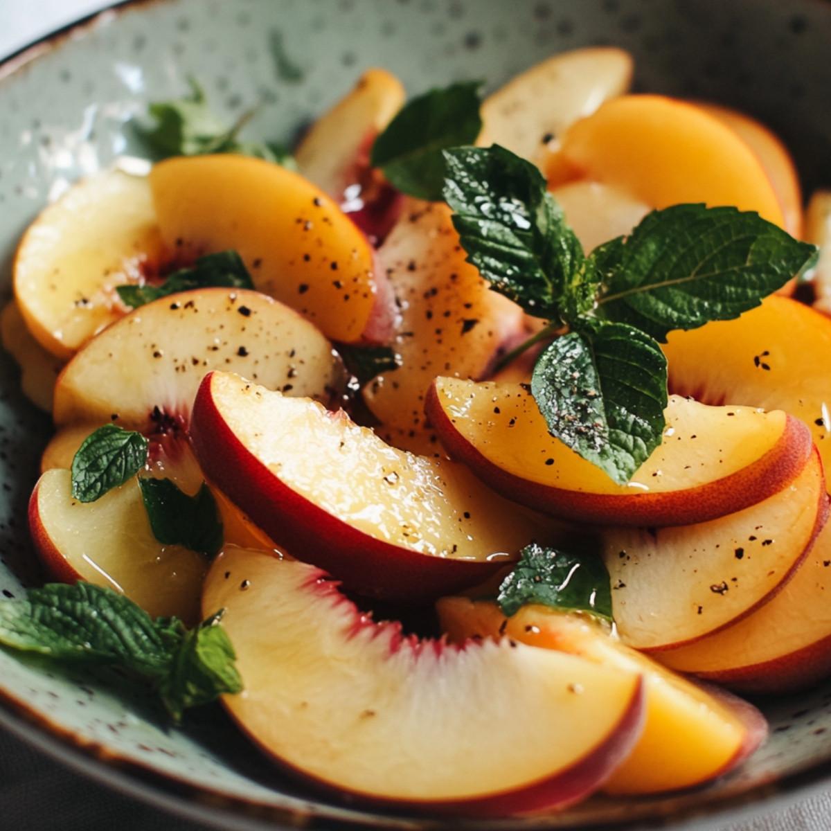 White Peach Salad Delight