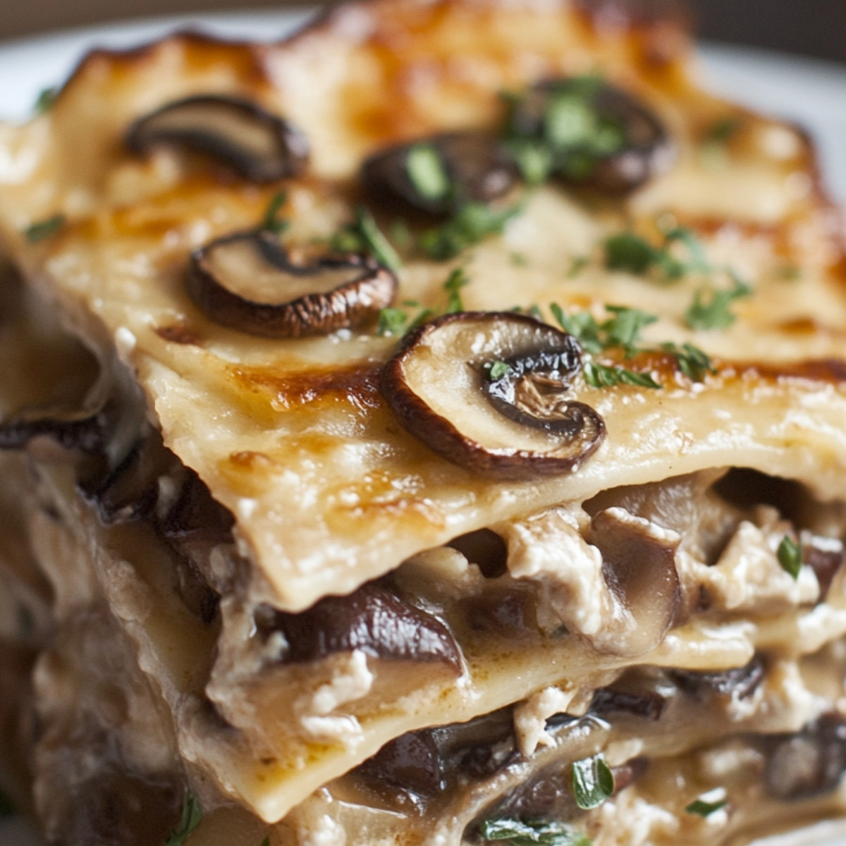 Amazing Mushroom Lasagna