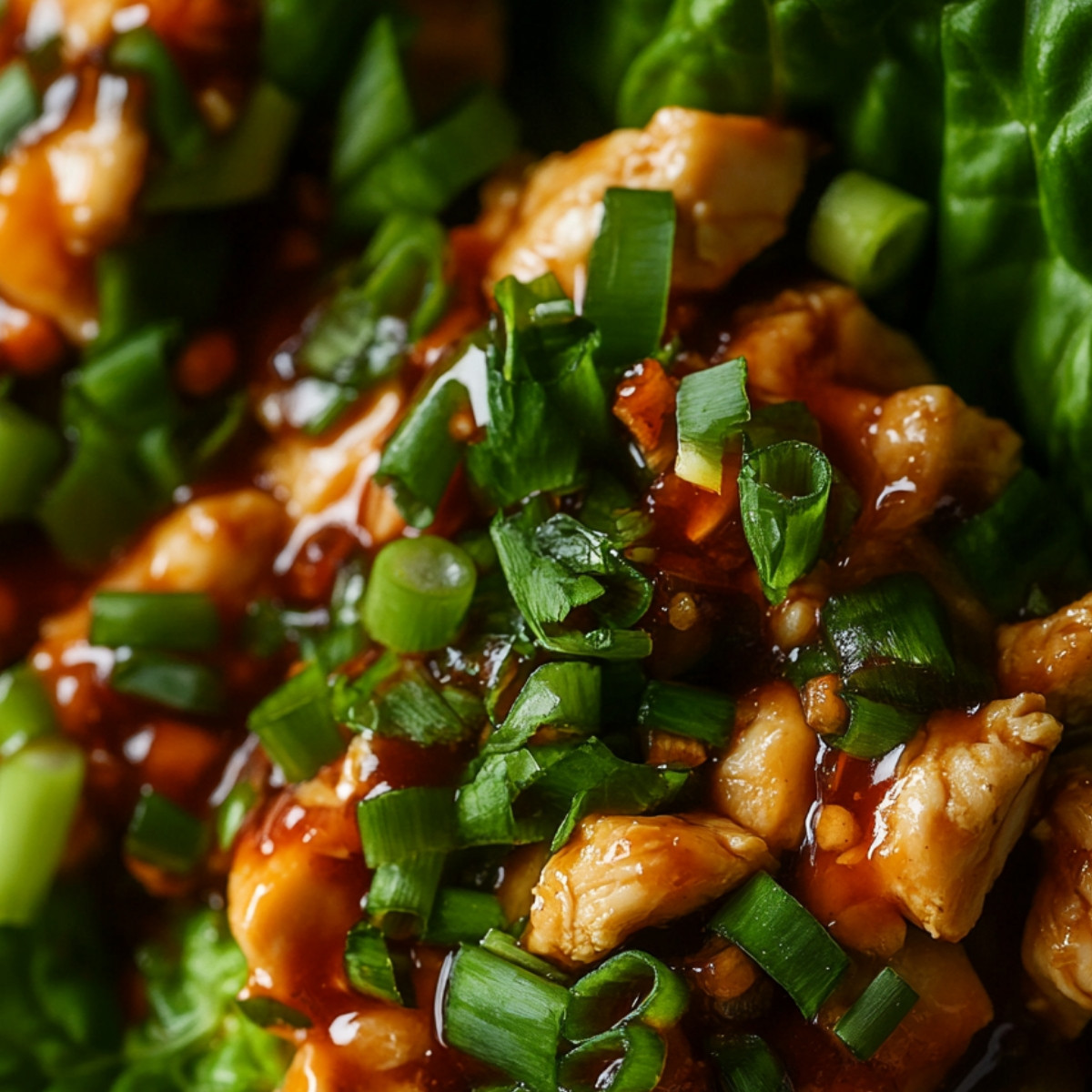 Asian Chicken Lettuce Wraps