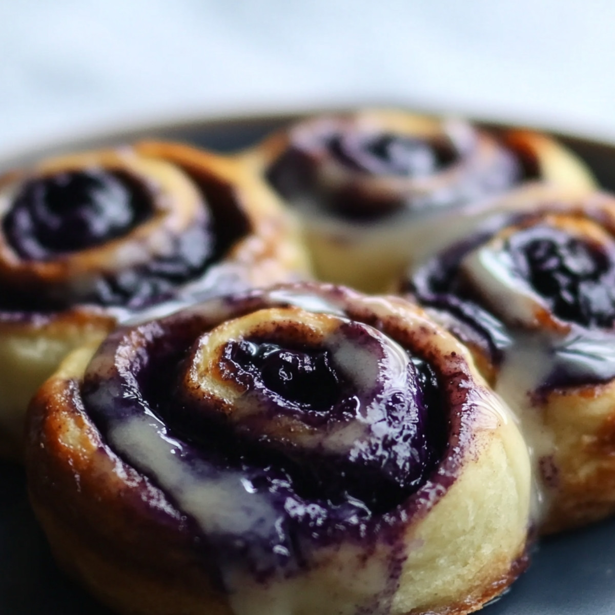 Blueberry Cinnamon Rolls