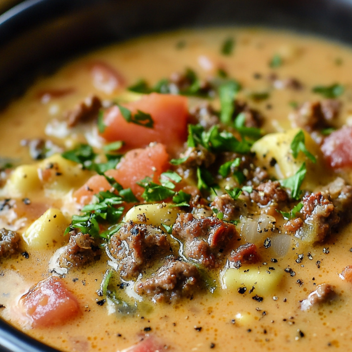 Cheeseburger Soup Recipe