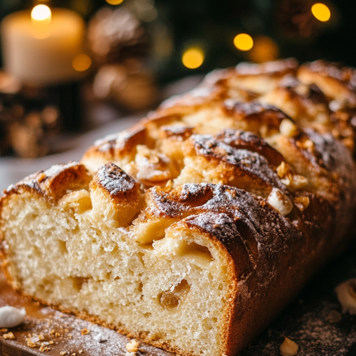 Christmas Eggnog Bread