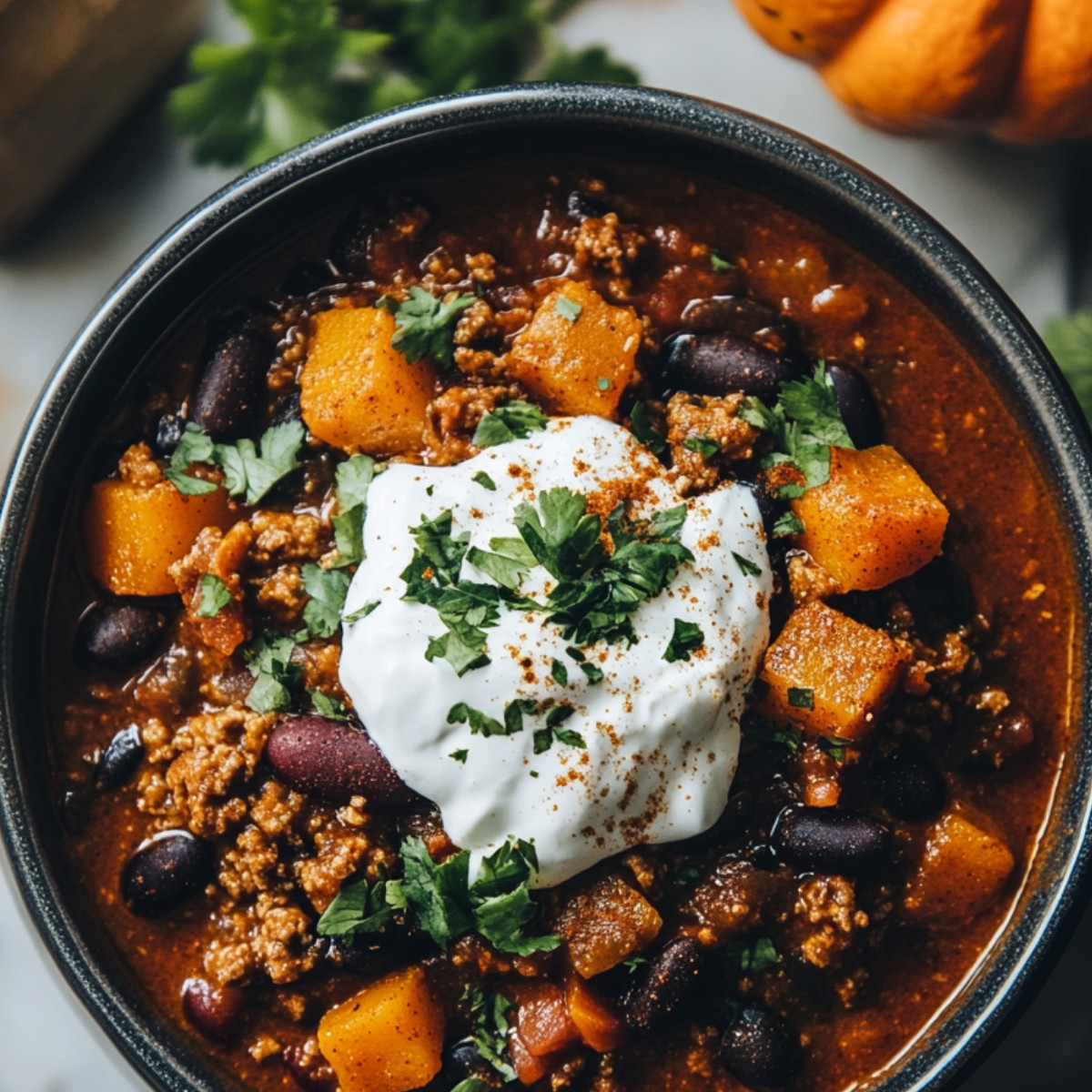 Crock Pot Pumpkin Spice Chili