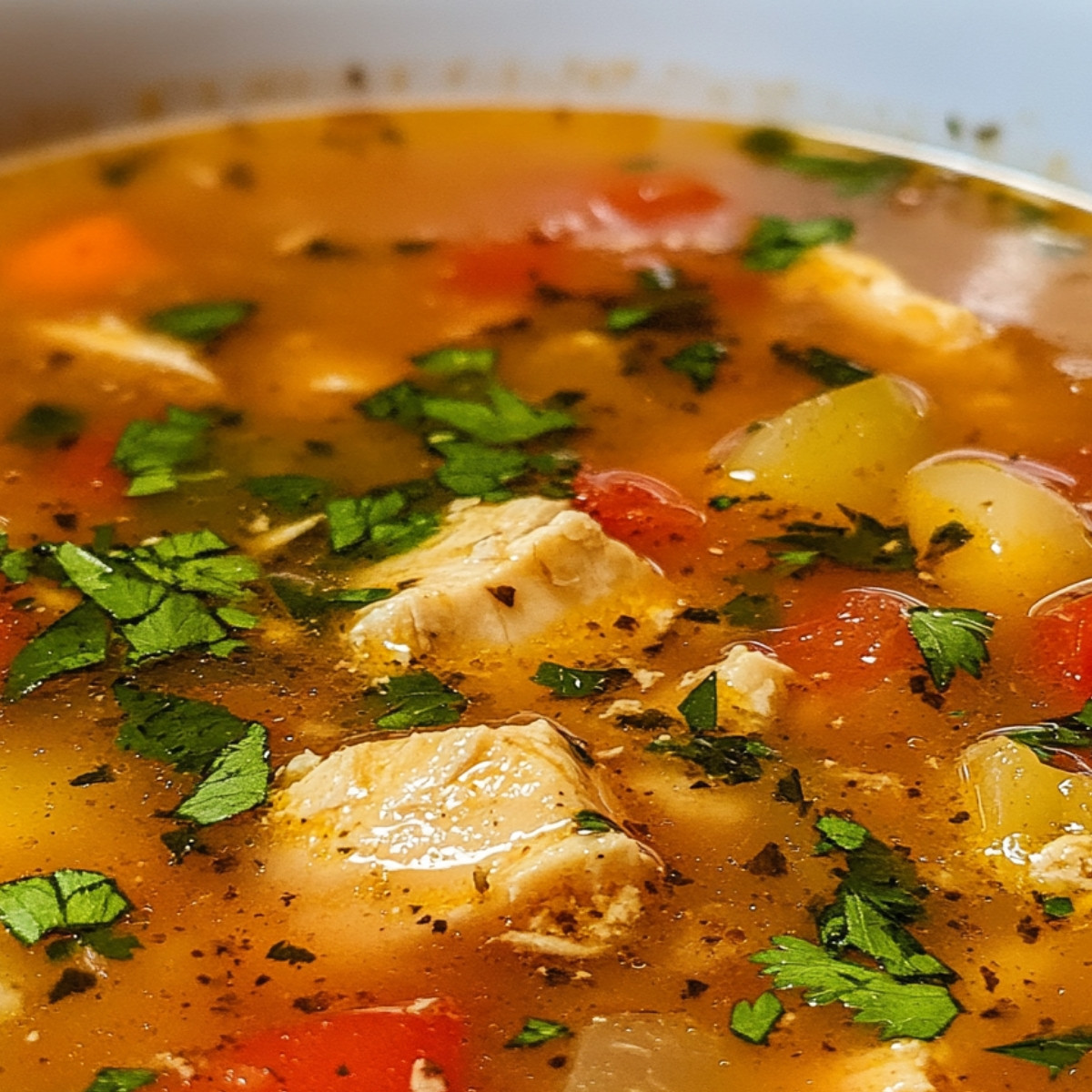 Easy Chicken Taco Soup