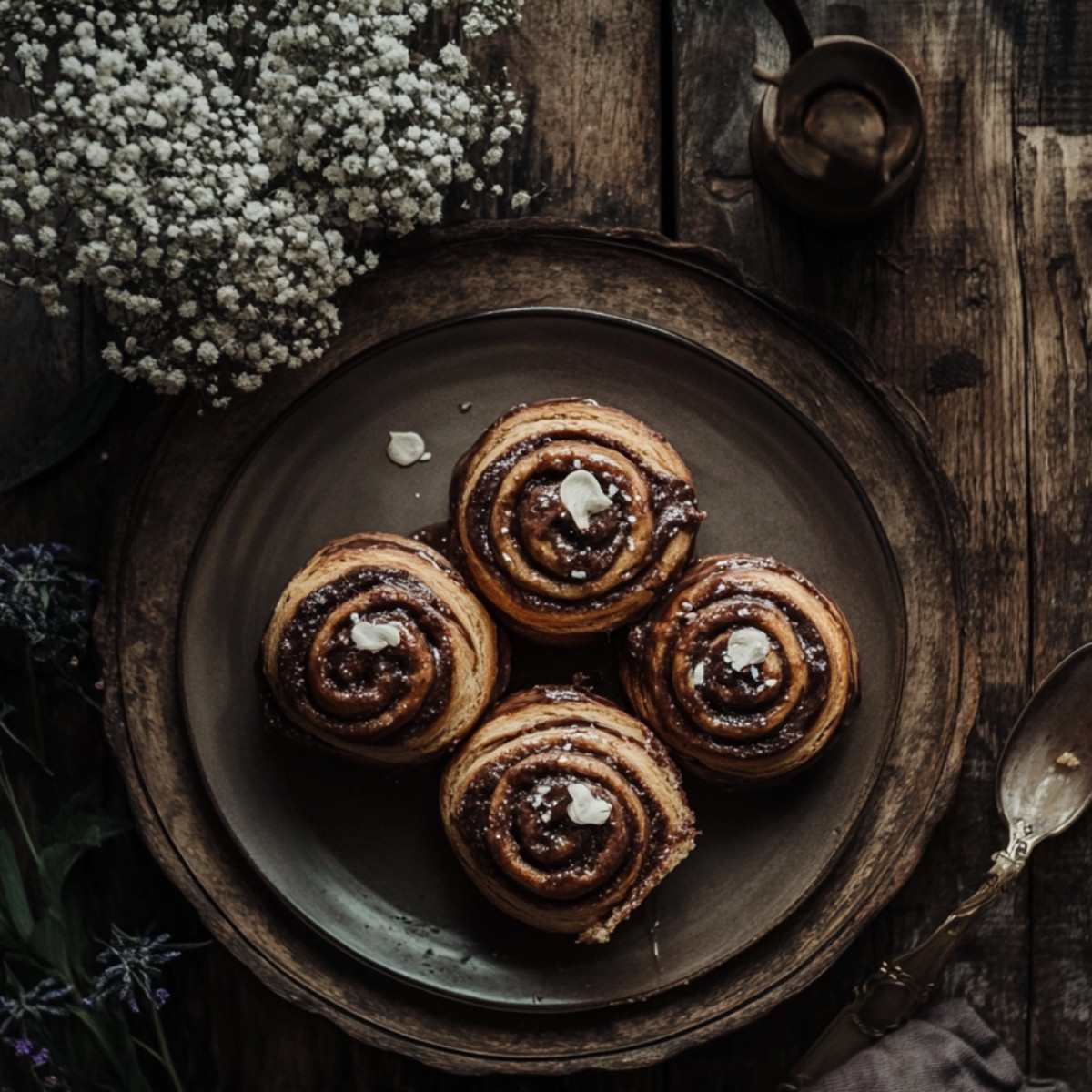 Heavenly Velvet Cinnamon Rolls