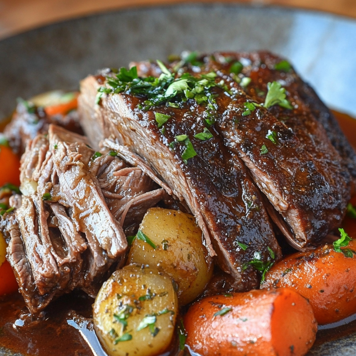 Italian Pot Roast Straccato