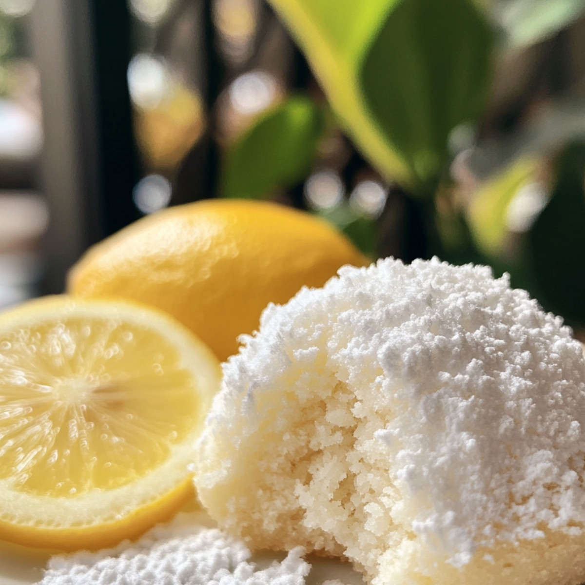 Lemon Snowball Cookie Delight