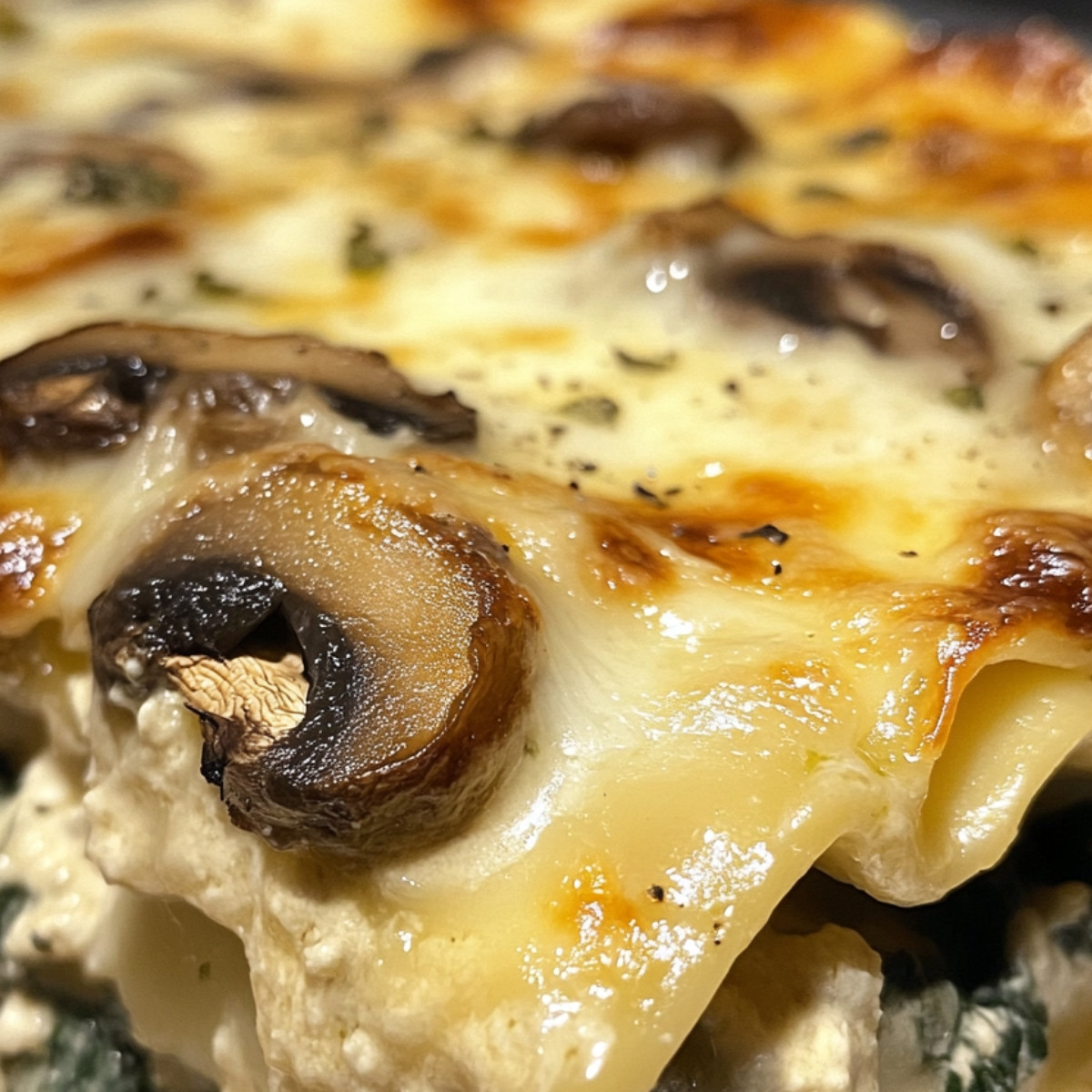 Spinach Mushroom Lasagna