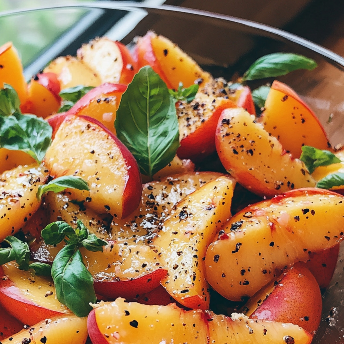 White Peach Salad Delight