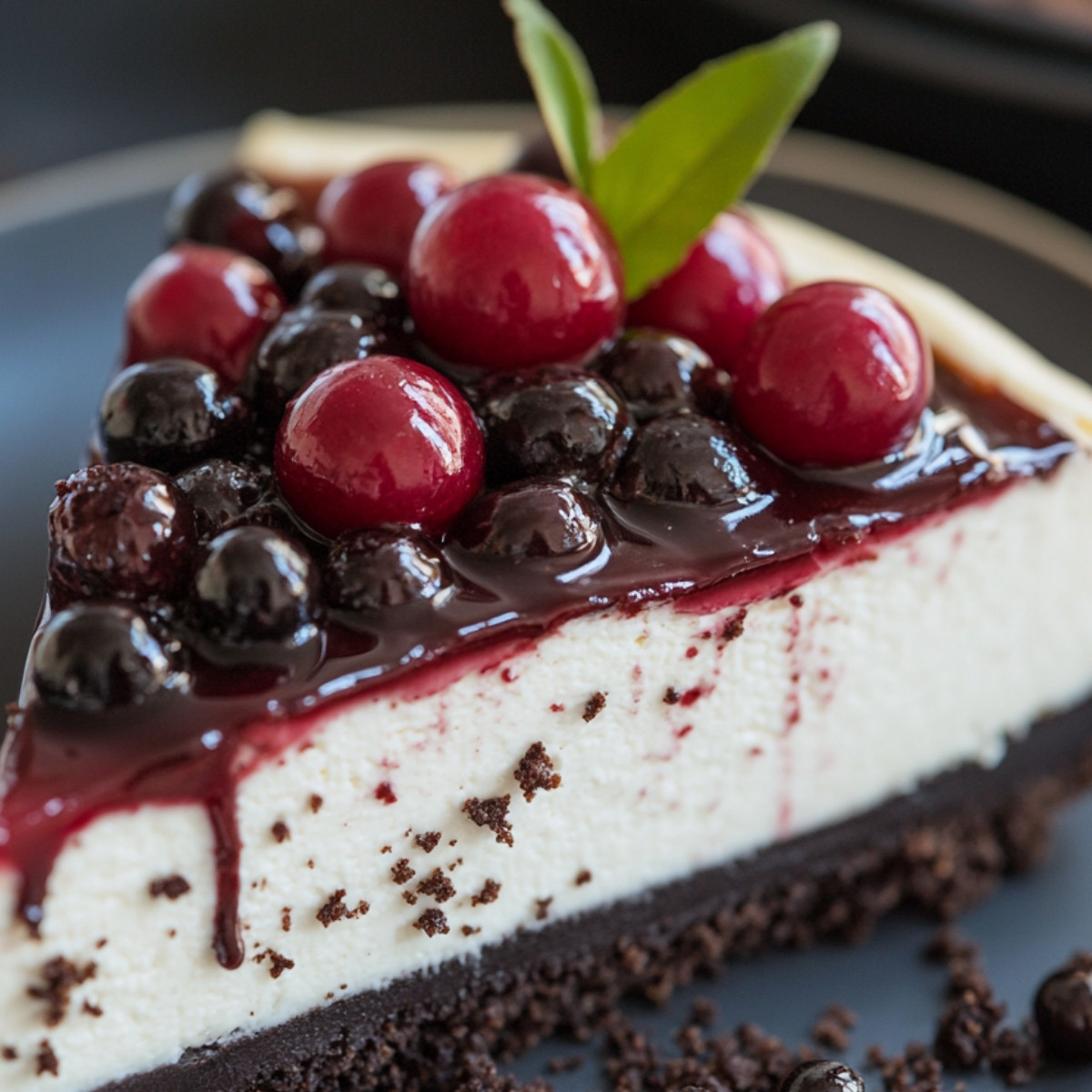 Black Forest Cheesecake Delight