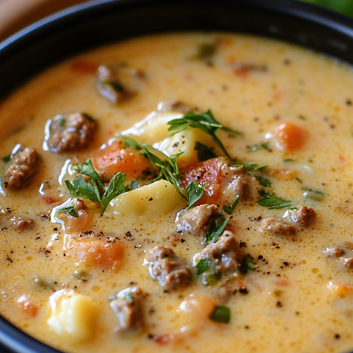 Cheeseburger Soup Recipe