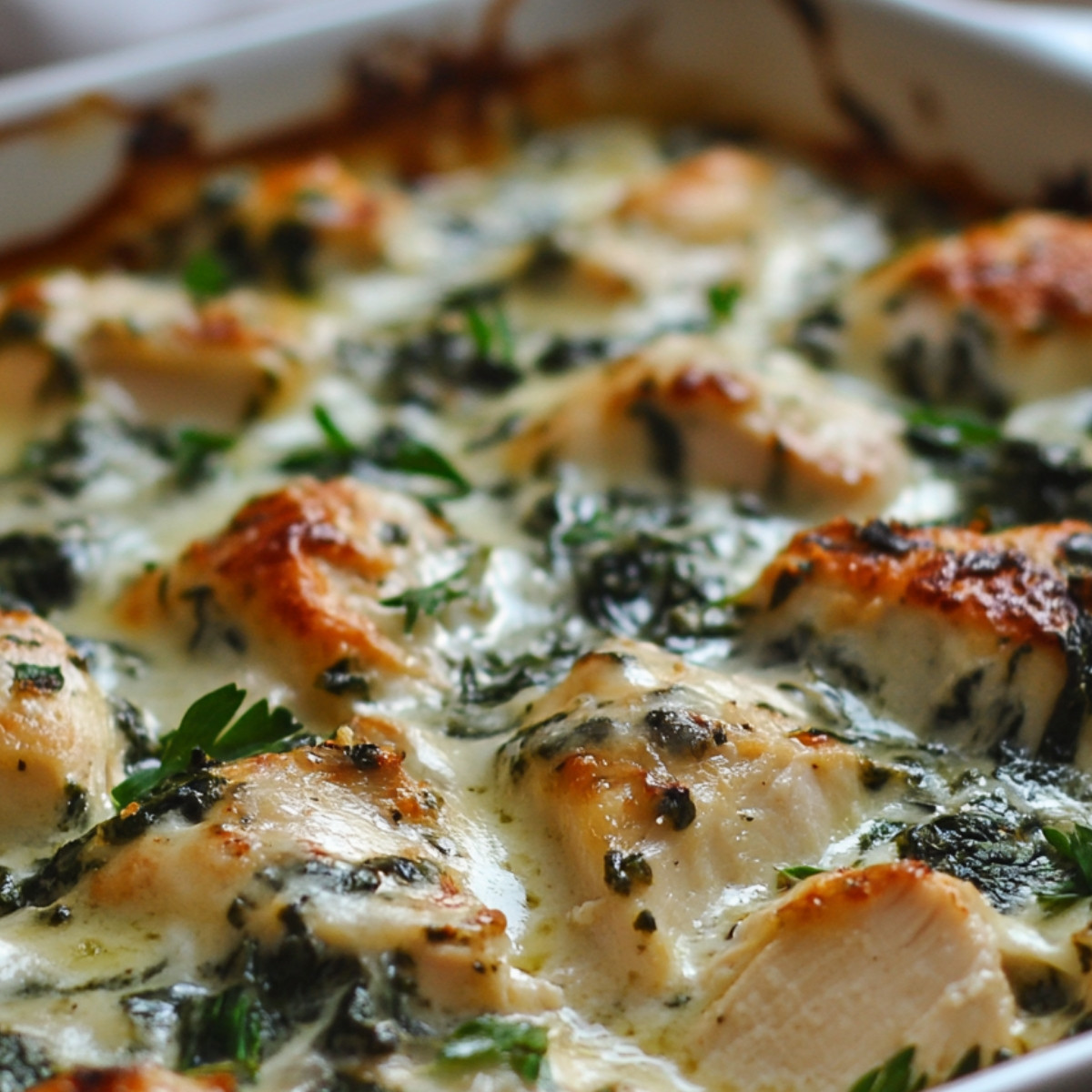 Chicken and Spinach Casserole