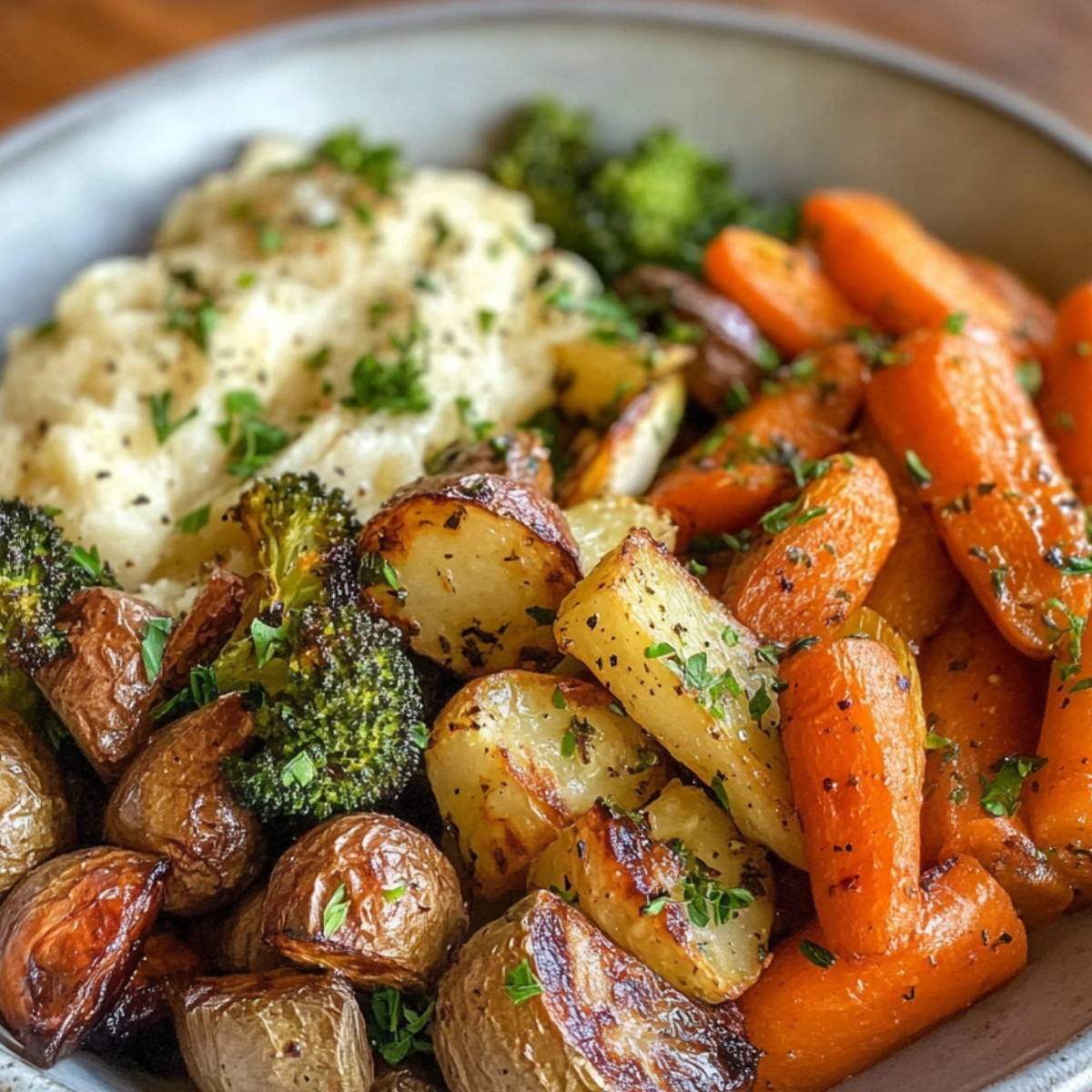 Garlic Herb Roasted Vegetables