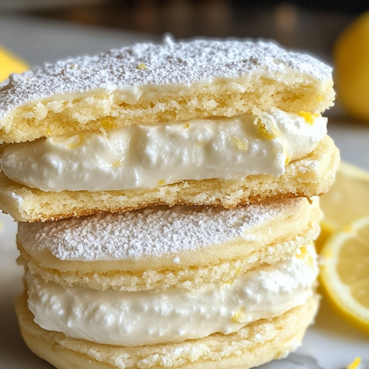 Lemon Snowball Cookie Delight