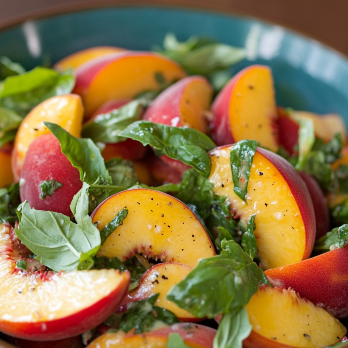 White Peach Salad Delight