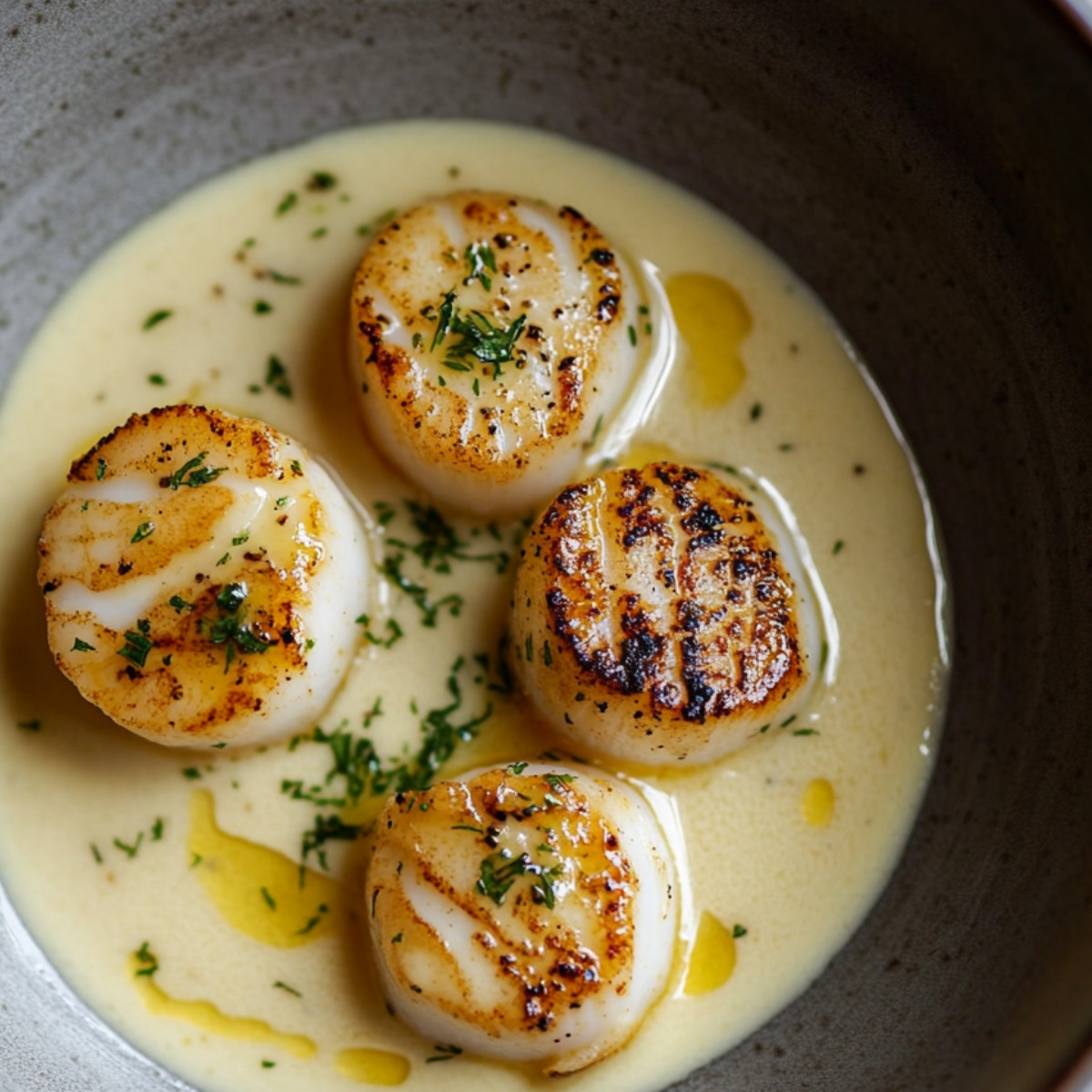 Lemon Butter Scallops