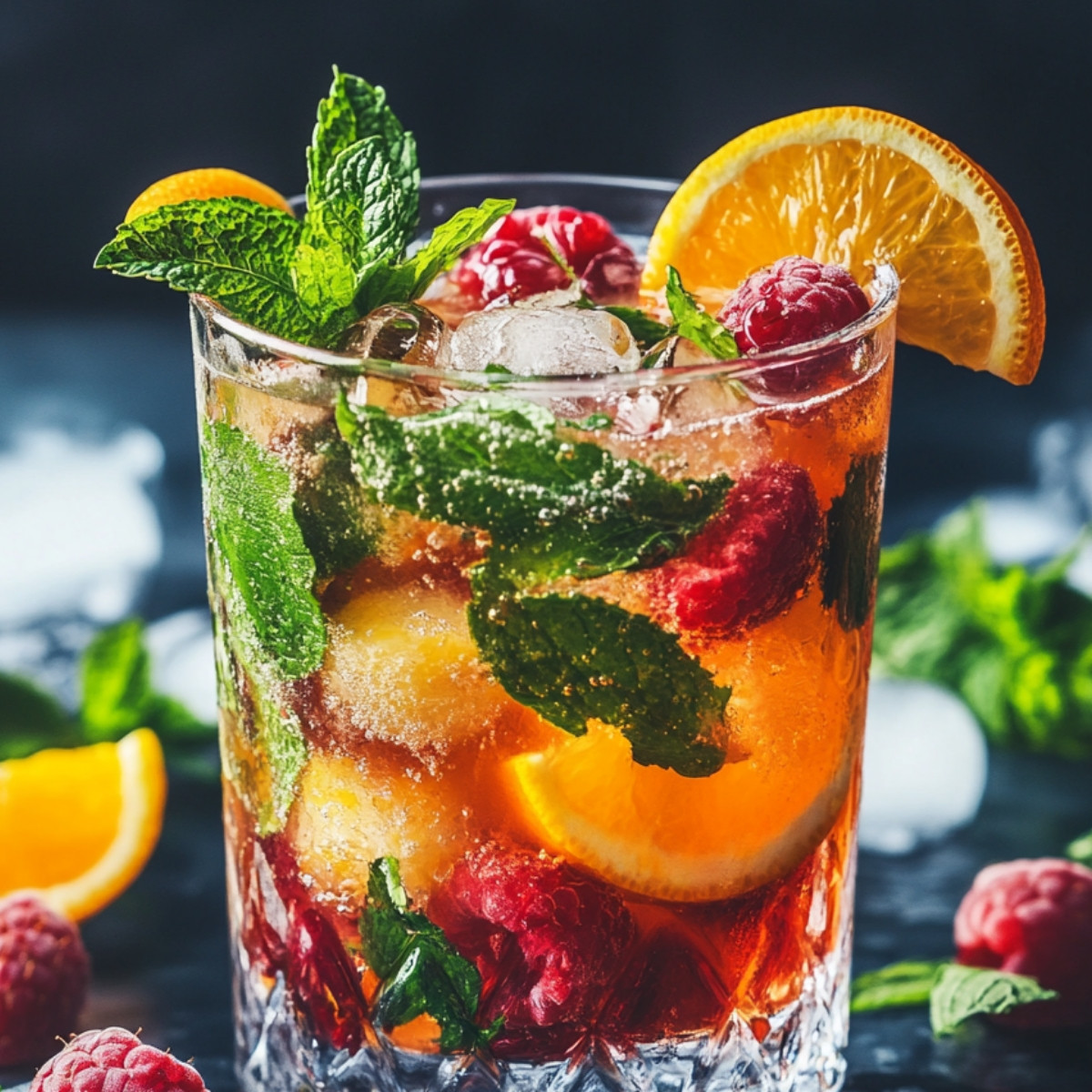 Orange Raspberry Mojito Recipe