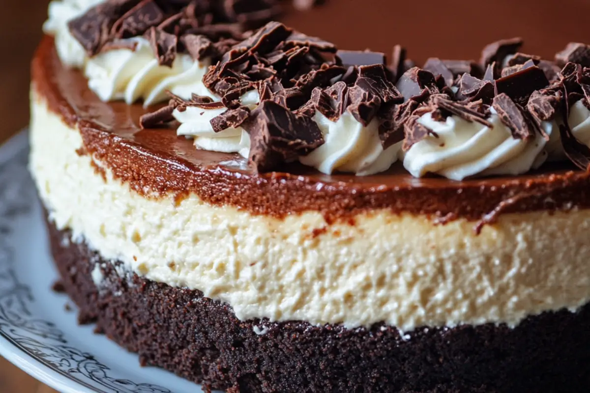 Boston Chocolate Cream Pie Cheesecake