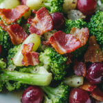 Broccoli Salad with Grapes & Bacon