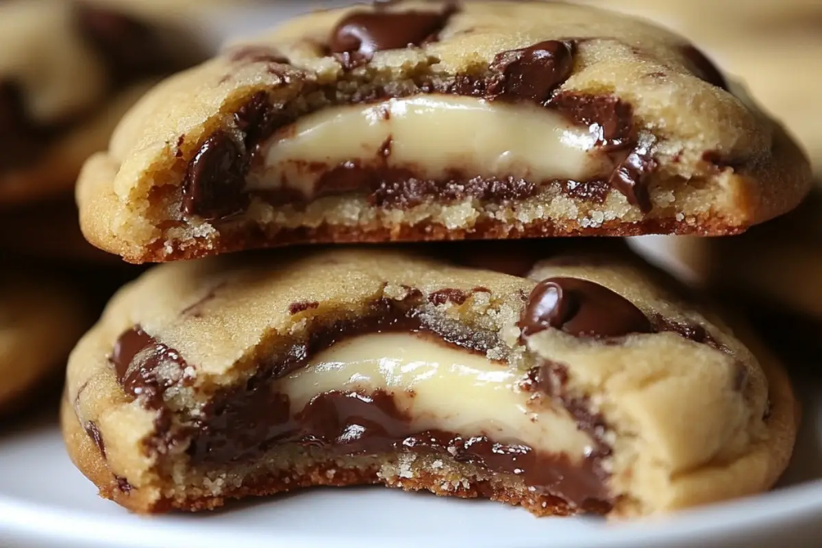 Cheesecake Stuffed Chocolate Chip Cookies