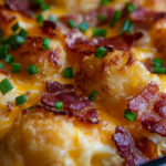 Cheesy Chicken Bacon Tater Tot Casserole