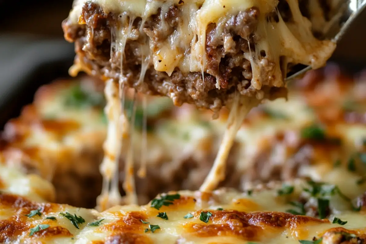 Cheesy Loaded Meatloaf Casserole