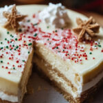 Christmas Sugar Cookie Cheesecake