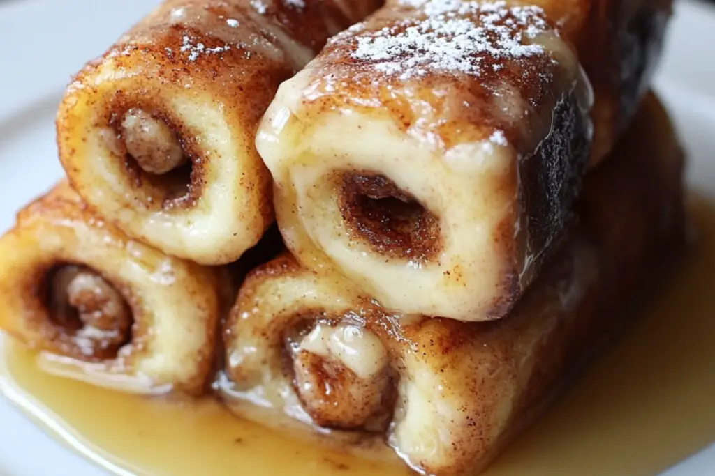 Cinnamon Roll French Toast Roll-Ups