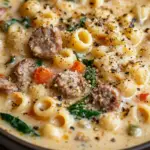 Creamy Parmesan Italian Sausage Soup