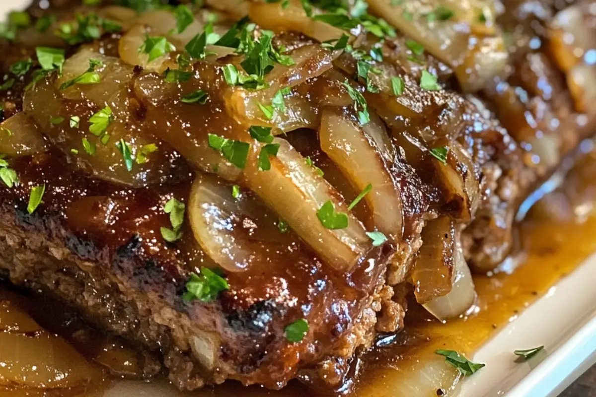 French Onions Meatloaf