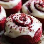 Heavenly Red Velvet Cinnamon Rolls