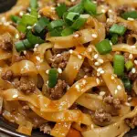 Mongolian Ground Beef Noodles