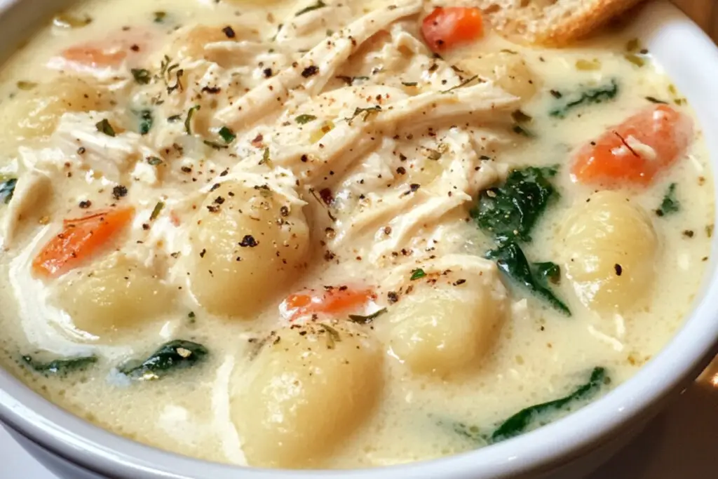 Olive Garden Chicken Gnocchi Soup