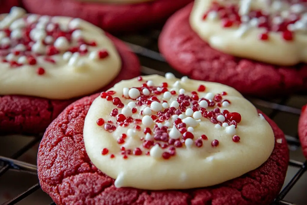 Red Velvet Cream Cheese Cookies