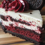 Red Velvet Oreo Cheesecake