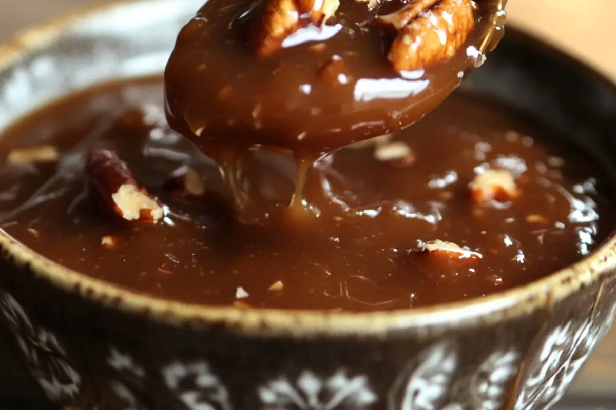 Southern Pecan Caramel Sauce