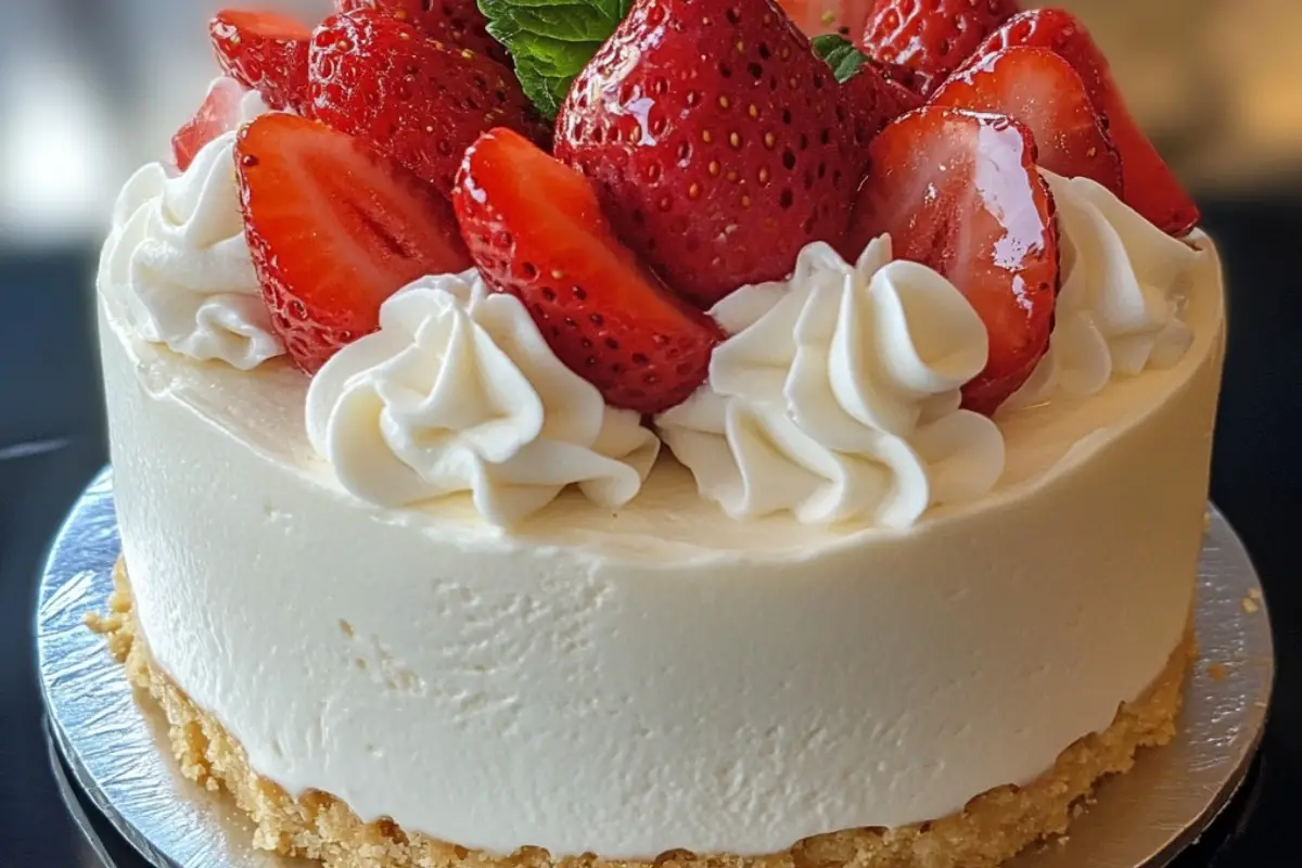 Strawberry Shortcake Cheesecake Roll