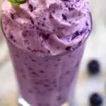 Sugar-Free Blueberry Italian Cream Soda