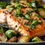 Teriyaki Salmon with Brussels Sprouts