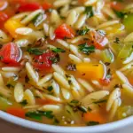 Veggie Orzo Soup