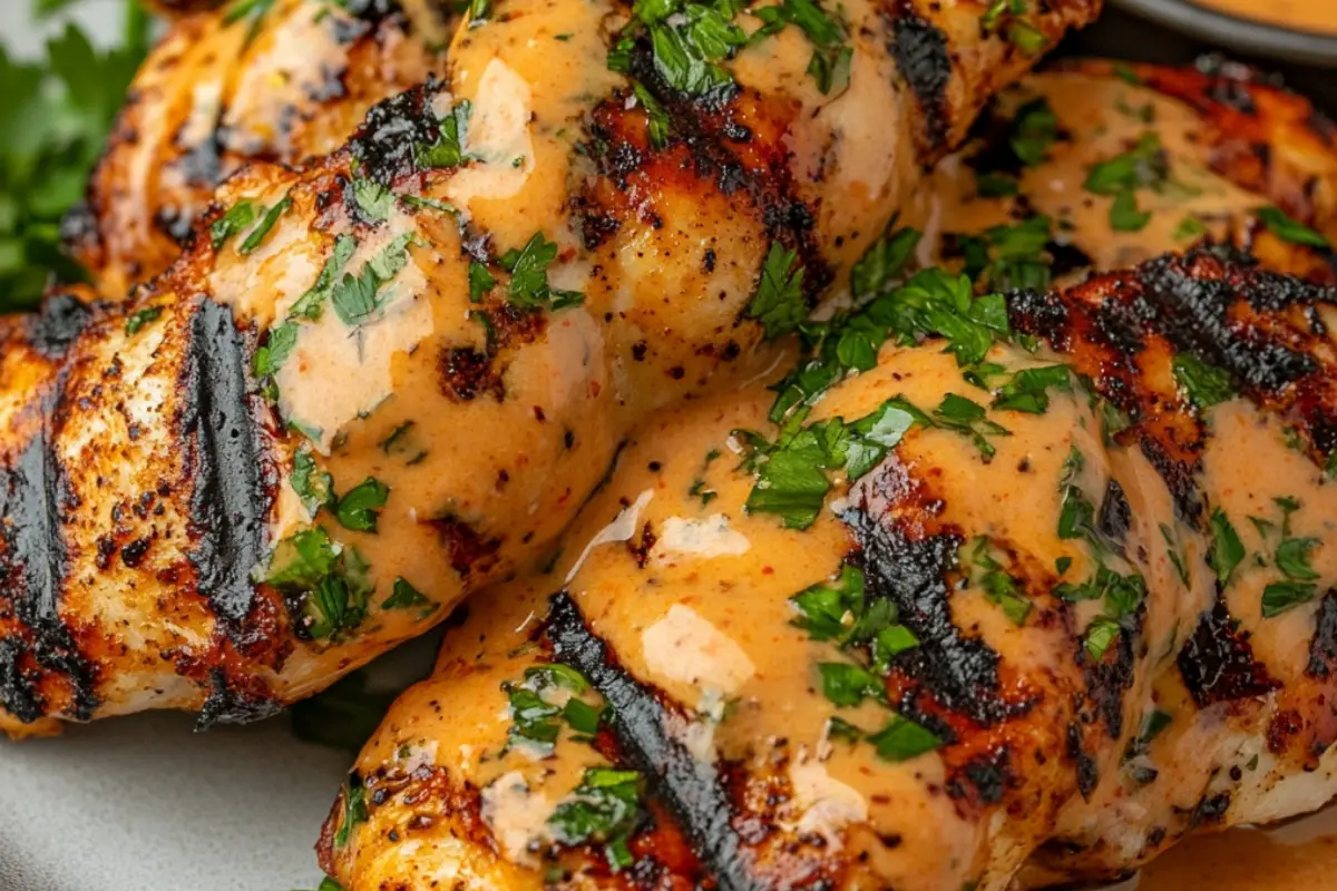 Cajun Grilled Chicken Alabama Sauce