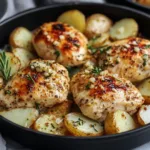 Garlic Parmesan Chicken and Potatoes