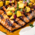 BBQ Salmon with Mango Salsa