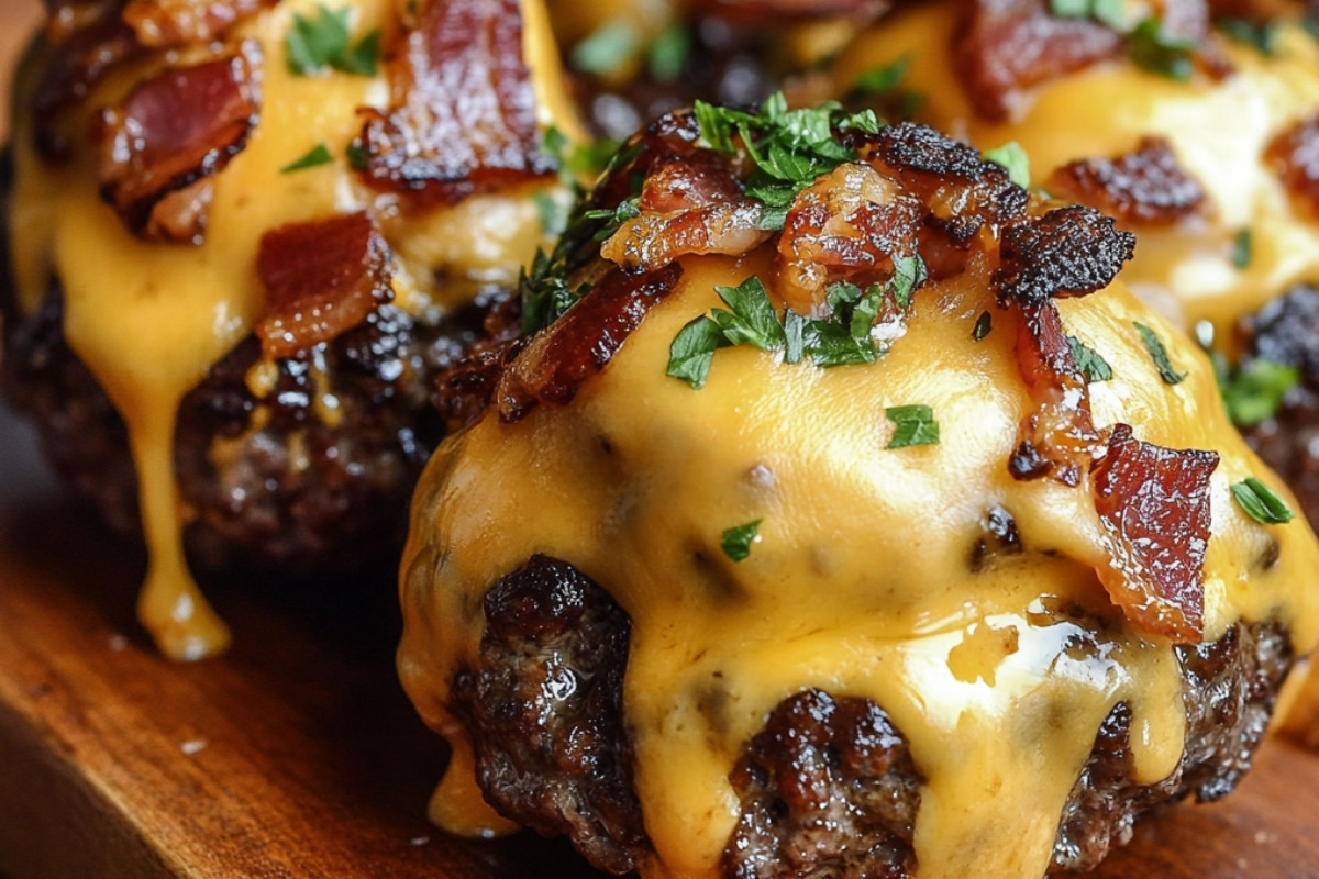 Bacon Cheeseburger Bombs